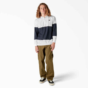 Dickies Men's Knit Long Sleeve Rugby Pullover