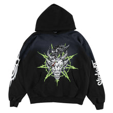 Load image into Gallery viewer, SLIPKNOT X WELCOME - RAVENOUS DISTRESSED SUN FADE HOODIE