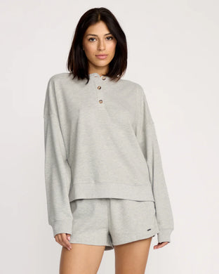 Volcom Lived In Fleece Henley Top