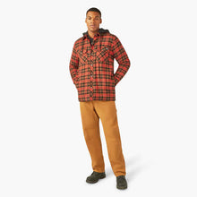 Load image into Gallery viewer, Dickies Men&#39;s Water Repellent Flannel Hooded Jacket