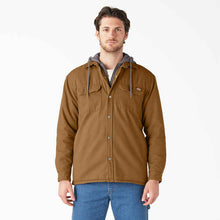 Load image into Gallery viewer, Dickies Men&#39;s Water Repellent Duck Hooded Shirt Jacket