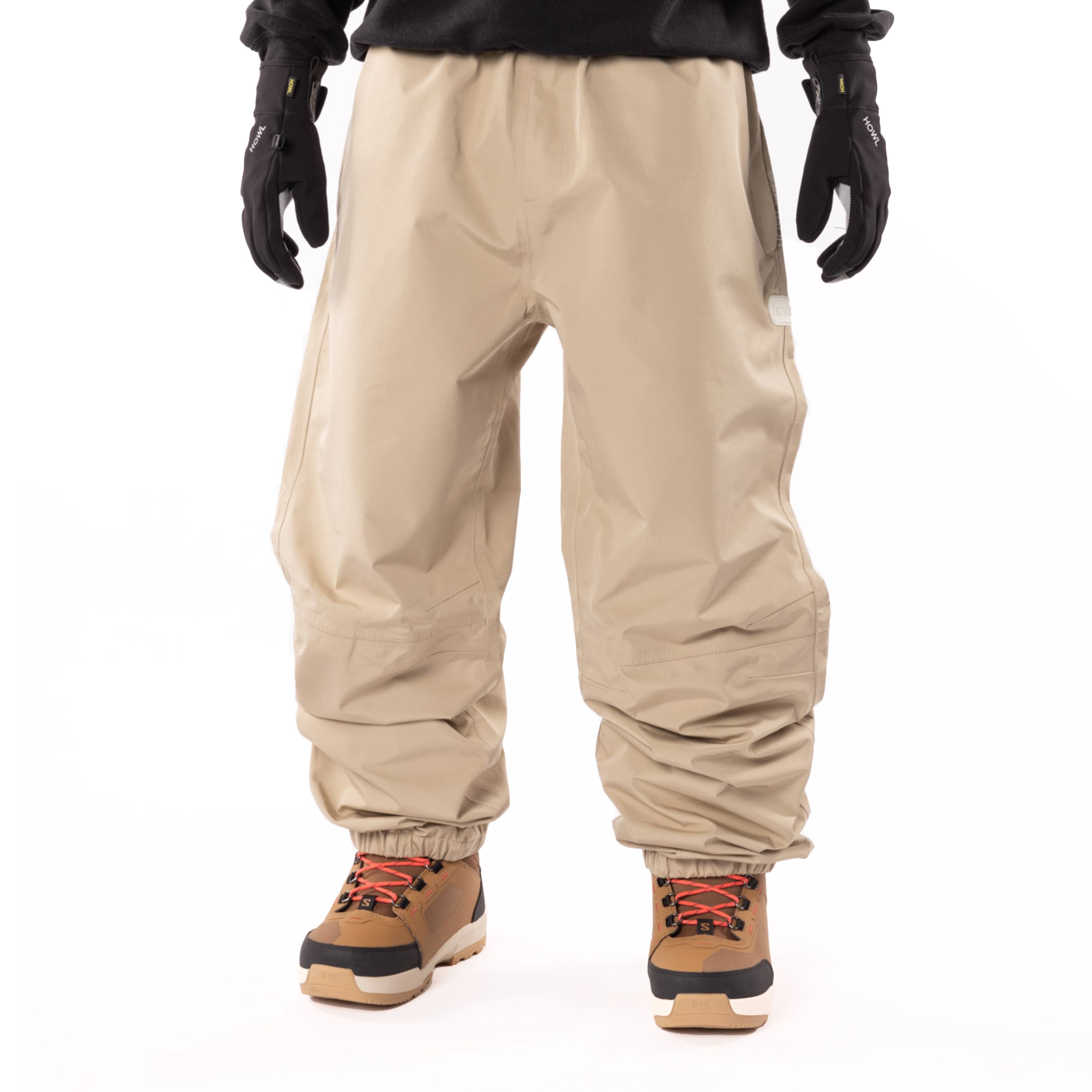 HOWL スノーボードパンツ ベージュ　nowhere Howl Nowhere Tan 15K Snowboard Pants | Zumiez