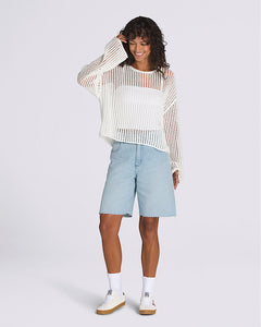 Vans Women's Mila Open Knit Crop Crew