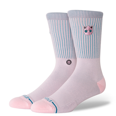 Pokemon X Stance Jigglypuff Crew Sock