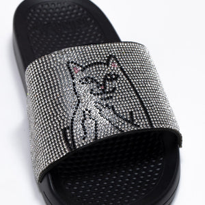 RIPNDIP Lord Nermal Rhinestone Slides