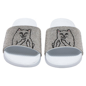 RIPNDIP Lord Nermal Rhinestone Slides