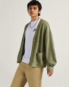 Vans Bayview Acid Wash Cardigan Sweater