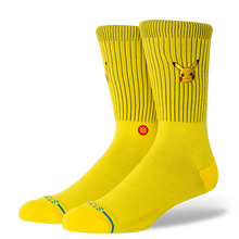Load image into Gallery viewer, Pokemon X Stance Pikachu Crew Sock