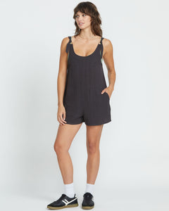 Volcom Women's Lil Tie Strap Romper