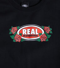 Load image into Gallery viewer, Real Skateboards Rose Oval heavyweight Crewnewck