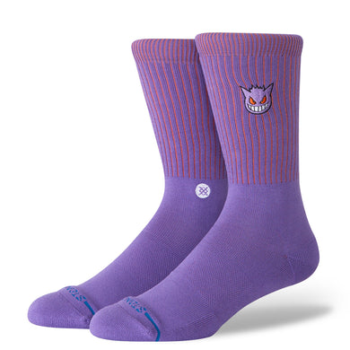 Pokemon X Stance Gengar Crew Sock