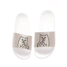 Load image into Gallery viewer, RIPNDIP Lord Nermal Rhinestone Slides