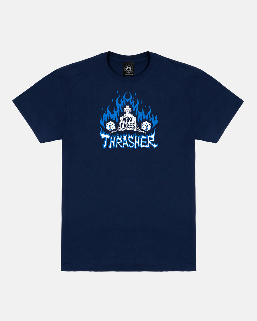 Thrasher Who Cares by Neckface T-Shirt