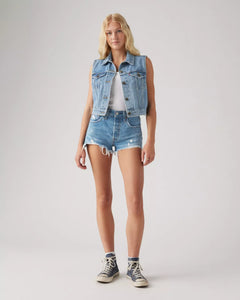 Levi Women's 501 Original Fit High Rise Short
