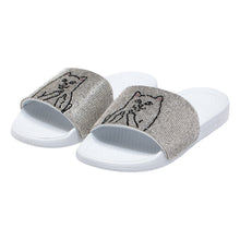 Load image into Gallery viewer, RIPNDIP Lord Nermal Rhinestone Slides