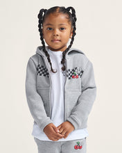 Load image into Gallery viewer, Vans Little Kids Checker Cherries Zip Hoodie