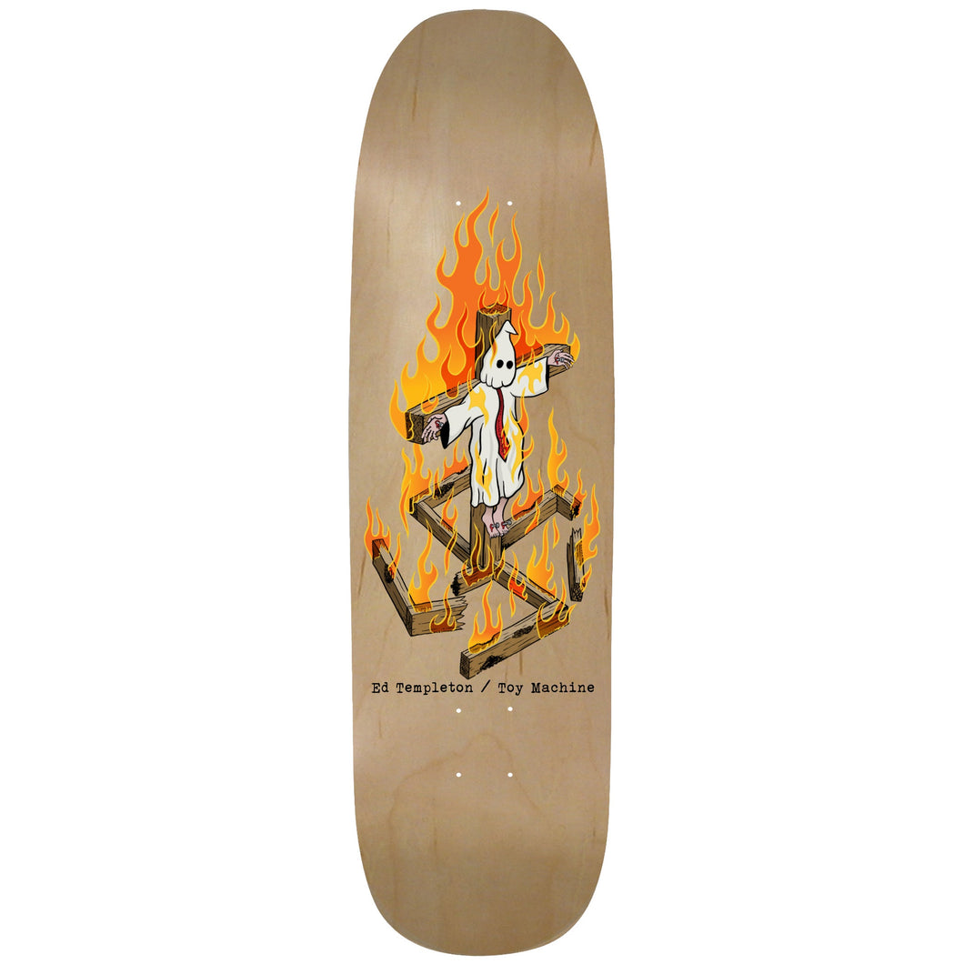 Toy Machine Templeton Charred Cross Deck - 9.0