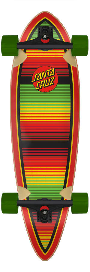 Santa Cruz Pintail Serape Dot Longboard