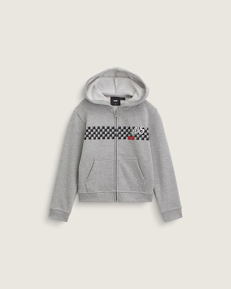 Vans Little Kids Checker Cherries Zip Hoodie