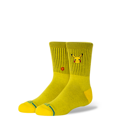 Pokemon x Stance Youth Pikachu Crew Sock