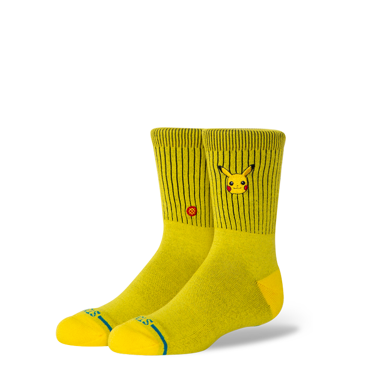 Pokemon x Stance Youth Pikachu Crew Sock