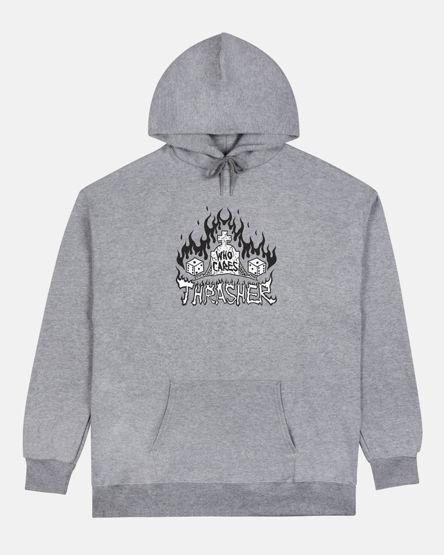 Thrasher Who Cares by Neckface Hoodie
