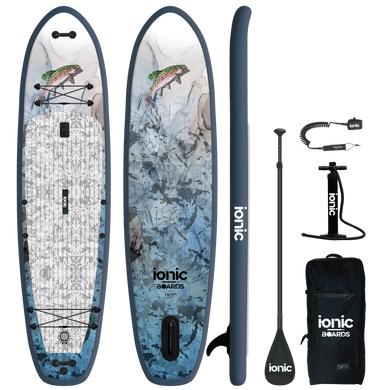 Ionic Adventure - 2022 Hook Em Edition - 11'6 Inflatable Paddle Board Package -HERE NOW!!