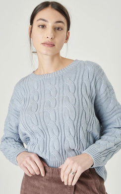 24Colours Blue Knit Pullover