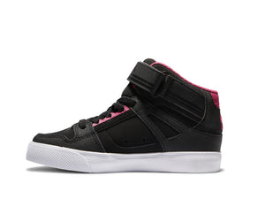 Kids Pure High Elastic Lace High-Top Shoes