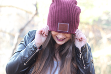 Load image into Gallery viewer, Love Your Melon Mulberry Monochrome Beanie