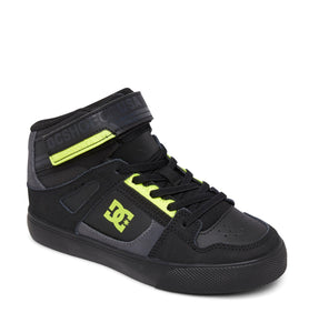 Kids Pure High Elastic Lace High-Top Shoes