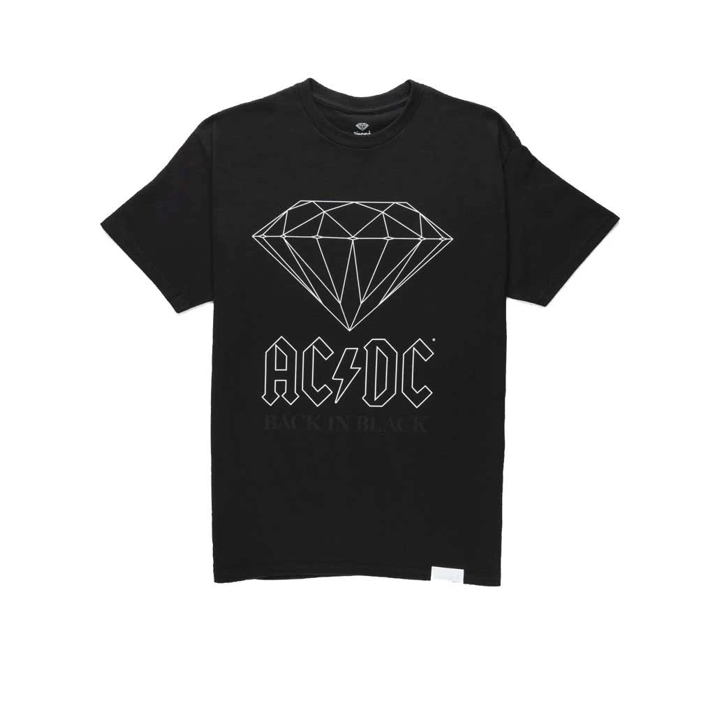 ACDC Diamond Back In Black Tee
