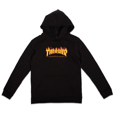 Thrasher Youth Flame Logo Hoodie